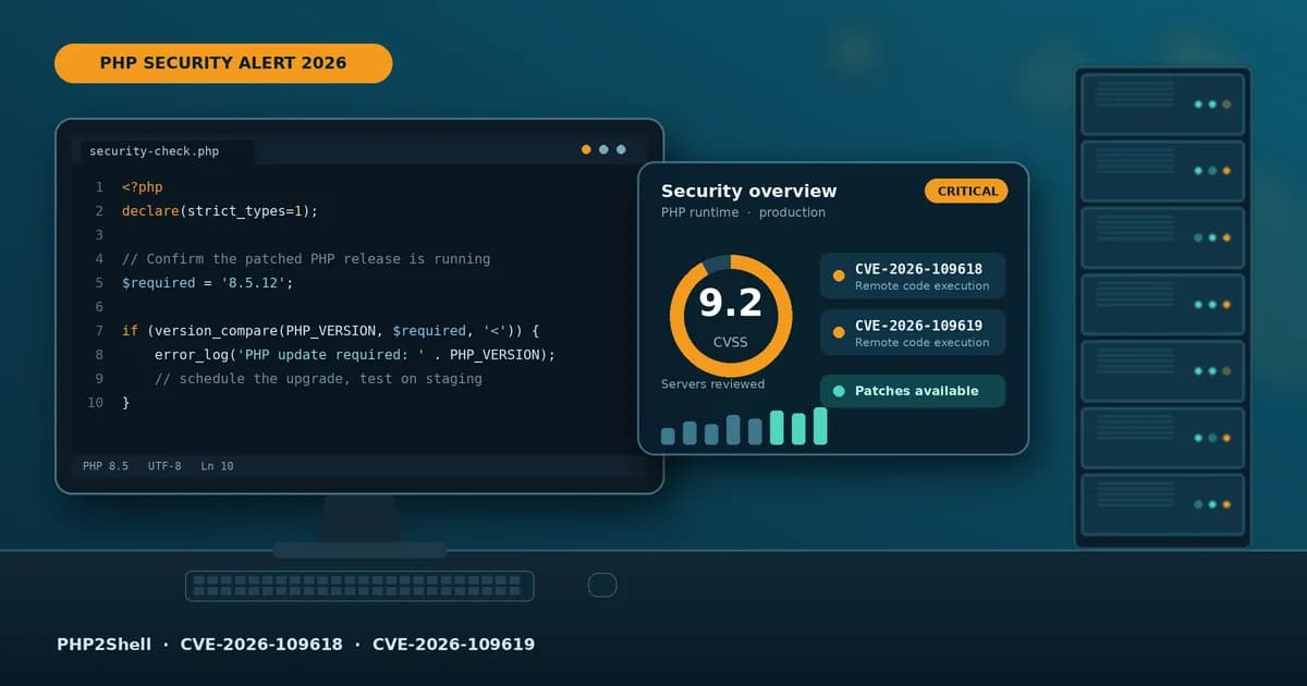 PHP2Shell security vulnerabilities 2026 and PHP website protection solutions for Canadian businesses.