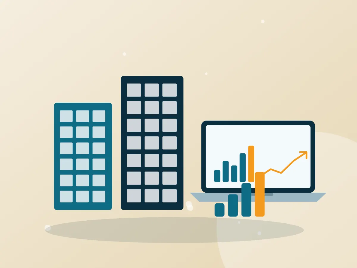 Concept image illustrating website development for growing companies