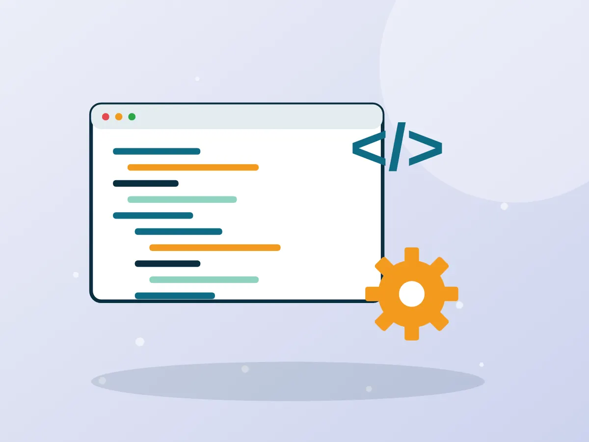 Concept image illustrating web development company and custom websites